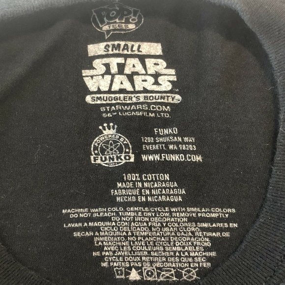 Funko Pop Star Wars Rogue One T Shirt Smugglers Bounty Exclusive Size Small - Picture 8 of 11